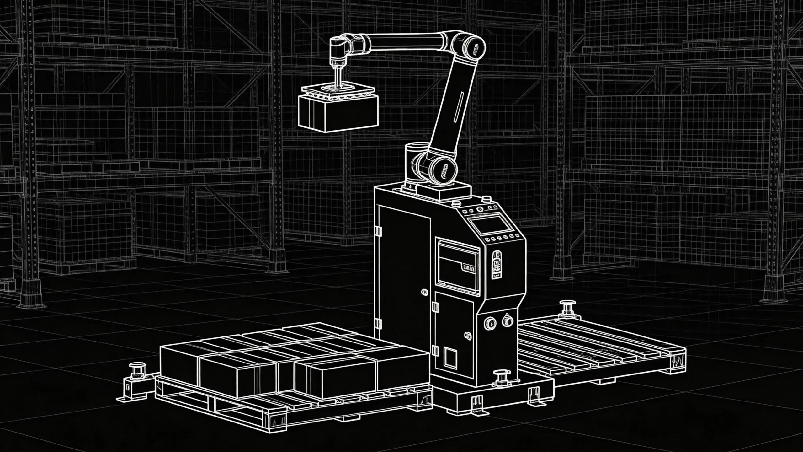 Raw Material
Pallet Changing
and Picking by Robot