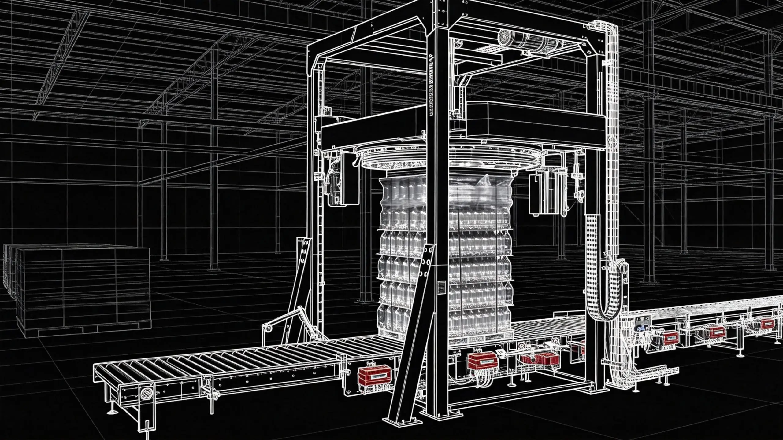 Finished Goods
Automatically
Stacking and
Packing